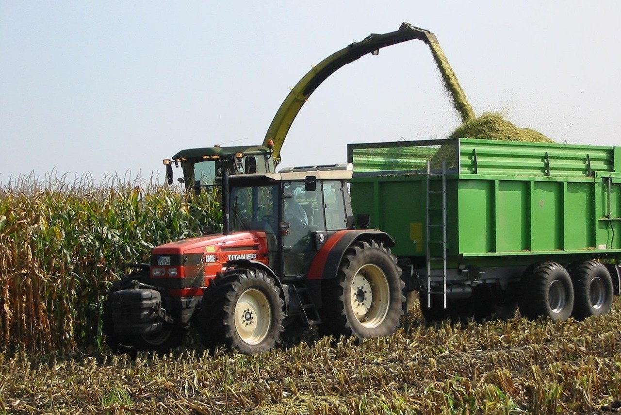 Betriebsstundenerfassung bei der Maisernte